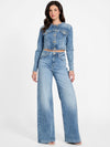 WOMEN'S ECO CROPPED DENIM JACKET -GSS