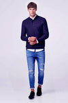 MEN'S SLIM FIT HENLEY JUMPER | ESPRIT