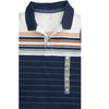 BOYS NAVY STRIPE POLO | ON-(6M-5Y)