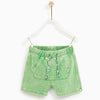 BOY'S OTTOMAN BERMUDA GREEN SHORTS|ZR-(3M-4Y)