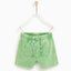 BOY'S OTTOMAN BERMUDA GREEN SHORTS|ZR-(3M-4Y)