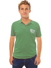 MEN’S B-GRADE BEACH VIBES GREEN POLO | IDENTIC