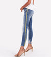 LADIES MID RISE SIDE STRIPE STRETCH | EXPRESS