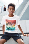 BOY'S SUNSET DINO T-SHIRT | N.X.T-(7Y-11Y)
