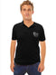 MEN’S BEACH VIBES BLACK POLO | IDENTIC