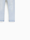 GIRL'S SKINNY JEANS WITH FRAYED HEMS | ZR-(5Y-10Y)