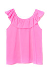 GIRL'S RUFFLED NECK DRESS| H.M-(1Y-10Y)