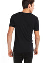 MEN'S BLACK APPLE PRINT CASUAL T-SHIRT|PULL & BEAR