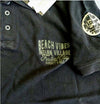 MEN’S BEACH VIBES BLACK POLO | IDENTIC