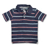 BOY'S NAVY STRIPE POLO | ON