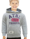 BOYS HOOD 1905 ZR -GREY (9-14YRS)
