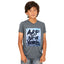 BOY’S A&F NEW YORK PRINTED TEE – (CHARCOAL)