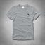 BOY’S A&F SIGNATURE EMBROIDERY TEE – (GREY)