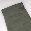 MEN'S OLIVE 'SKINNY FIT' KNEE PATCHED STRETCH CHINO|ZR