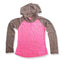 GIRL'S DELTA LOGO PINK GLO HOOD | RBK-(4Y-12Y)