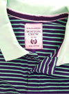 MEN'S GREEN STRIPPER POLO | BOSTON CREW