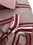 Men's Burgundy Stripe Polo | BOSTON CREW
