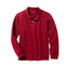 BOY’S FULL SLEEVE PIQUE POLO| GP - RED - (4Y-16Y)