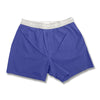 MEN'S B-GRADE PLAIN BLUE WOVEN BOXER | ALFANI