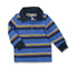 BOY'S BLUE STRIPE POLO | ON-(6M-5Y)