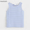 GIRL'S STRIPPED COTTON T-SHIRT | MNG-(4Y-14Y)