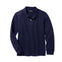 BOY’S FULL SLEEVE PIQUE POLO | GP-NAVY (4Y-16Y)