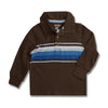 BOY'S BROWN STRIPE POLO | ON-(2Y-5Y)