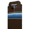 BOY'S BROWN STRIPE POLO | ON-(2Y-5Y)