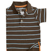 BOY'S BROWN STRIPE POLO | ON-(6M-5Y)