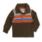 BOY'S BROWN STRIPE POLO | ON-(6M-5Y)