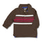 BOY'S BROWN STRIPE POLO | ON-(6M-5Y)