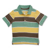 BOY’S SEAGREEN-YELLOW STRIPE POLO BY ON (6M-5YRS)
