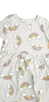 GIRL'S RAINBOW PRINTED FROCK | H.M-(1Y-10Y)