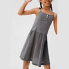 GIRL'S SPAGHETTI DRESS | MNG-(-4Y-14Y)