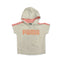 GIRL'S GLITTER TEXT SLEEVELESS HOOD|PM-(2Y-5Y)