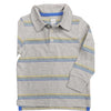 BOY’S MULTI-STRIPE GREY POLO | ON