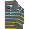 BOY'S CHARCOAL STRIPE POLO | ON-(6M-5Y)
