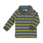 BOY'S CHARCOAL STRIPE POLO | ON-(6M-5Y)
