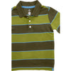 BOY'S GREEN STRIPE POLO | ON-(6M-4Y)