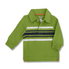 BOY'S GREEN STRIPE POLO | ON-(6M-5Y)