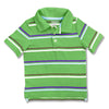 BOY'S GREEN STRIPE POLO | ON-(12M-5Y)