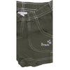 GIRL'S DESERT GREEN COTTON BEACH SHORTS | OVS-(9M-36M)