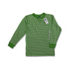 BOYS STRIPE TEE BY GP (6-13 YEARS ) GREEN