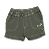 GIRL'S GREEN COTTON BEACH SHORTS | OVS-(9M-36M)