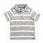 BOY'S GRAY STRIPE POLO | ON-(12M-5Y)