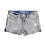 GIRL'S RIPPED DENIM SHORT | AER-(5Y-14Y)
