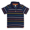 BOY'S NAVY STRIPE POLO |ON-(12M-5Y)