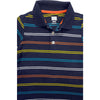 BOY'S NAVY STRIPE POLO |ON-(12M-5Y)