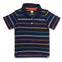 BOY'S NAVY STRIPE POLO |ON-(12M-5Y)