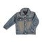 KIDS DISTRESSED DENIM JACKET | EX.T-(2Y-12Y)
